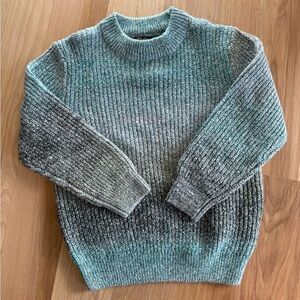 OVS boys Italian brand Knit Sweater in Gray Turquoise